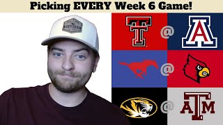 I picked EVERY Week 6 College Football game [upl. by Schober]