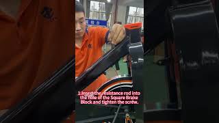 YOSUDA Pro Magnetic Exercise Bike How to replace the resistance rod with a new structure [upl. by Nogas]