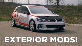 2018 VW GTI MK75  Installing Exterior Mods [upl. by Kendra]