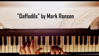 Daffodils  Piano Tutorial Mark Ronson ft Kevin Parker With Free Sheet Music [upl. by Kcirb]