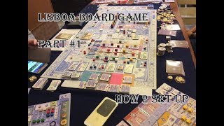 วิธีเล่น Lisboa Board Game 1  How to Setup [upl. by Akila]