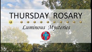 Thursday Rosary • Luminous Mysteries of the Rosary 💚 September 26 2024 VIRTUAL ROSARY  MEDITATION [upl. by Melicent492]