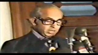 Zulfikar Ali Bhuttos speech in the honour of Col Gaddafi at PM Guest House on 26021974wmv [upl. by Naivart494]