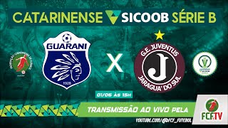 AO VIVO  GUARANI x JUVENTUS  CATARINENSE SICOOB SÉRIE B 2024 [upl. by Leifeste]