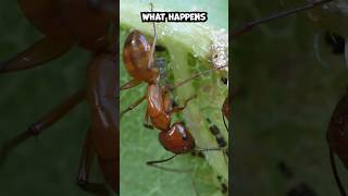 Aphids and Ants Up Close  Mutualism nature stem [upl. by Nance963]