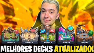 MELHOR DECK DA ARENA 1 ATÉ A ARENA 5 EM 2023 ATUALIZADO NO CLASH ROYALE [upl. by Mokas]