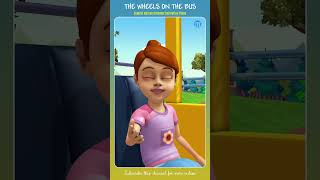 The Wheels on the Bus  English Nursery Rhymes animation shortsfeed shorts kidscartoon cartoon [upl. by Conlee]