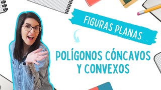 Polígonos cóncavos y convexos  MATEMÁTICAS FÁCILES ➡️ Figuras planas [upl. by Ahsila275]