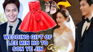 Surprised WEDDING GIFT of Lee Min Ho to Son Ye Jin [upl. by Enilamme]