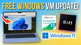 Running FREE Windows 11 ARM on Mac is now even EASIER VMware Fusion 1351 [upl. by Leelahk]