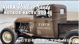 VHRA Pendine Sands 2024  Hotrods in the Mist [upl. by Anaimad]