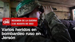 Resumen de la guerra de Rusia en Ucrania 3 de agosto de 2023 [upl. by Auqinahs25]