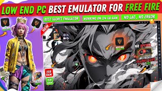 2024 New LowEnd Emulator For Free Fire Low End PC  Best Emulator For 2GB Ram Without Graphic Card [upl. by Corene]