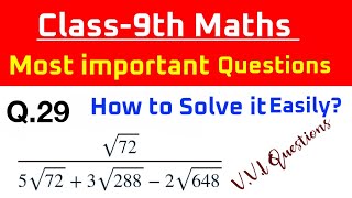 simplificationncertsolution 9th Maths Most important Questions CBSEFriendship With MathsSets 11 [upl. by Katherin]