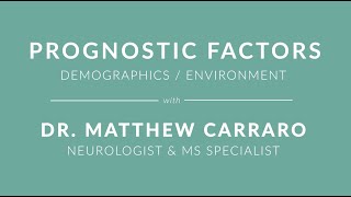 Prognostic Factors DemographicsEnvironment [upl. by Onafets]