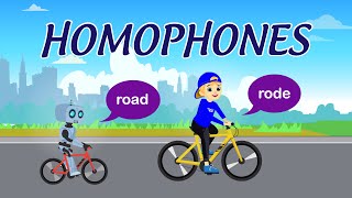 Homophones for Kids  List of Homophones [upl. by Glenine]