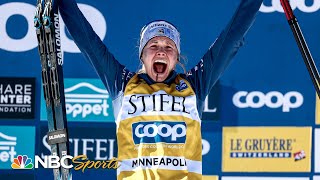 Jessie Diggins breaks down her dominant season offseason plans glittered skis  STIFEL SNOW SHOW [upl. by Ased]