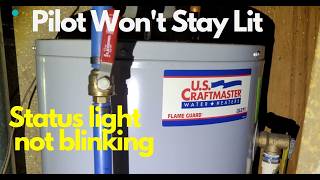 Craftmaster water heater pilot light goes out How to light a water heater craftmaster [upl. by Fuhrman758]