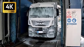 POV Washing Time 4K❗Cleaning Inside and Outside my MAN TGX 510 [upl. by Sandye]