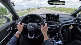 2025 Acura Integra ASpec Tech 6Speed Manual  POV Driving Impressions [upl. by Nauwaj940]