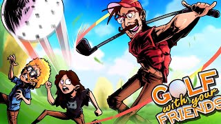 DESTROYING MY FRIENDS IN GOLF Golf With FriendsGolf With Friends [upl. by Ayrotal]