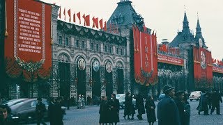 Stalins USSR in 1953 HQ 1080p Videos amp Pictures City and Rural life Full Color [upl. by Eeresid]