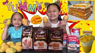 HOW TO MAKE MANGO GRAHAM CAKE RECIPE  PANLASANG PINOY GRAHAM CAKE NO BAKE [upl. by Nnylrahc]