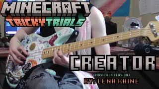 Creator Music Box Version  Lena Raine  Bass Cover minecraft bass [upl. by Glovsky]