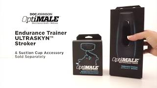 OptiMALE  Endurance Trainer ULTRASKYN Stroker amp Suction Cup Accessory [upl. by Groark922]