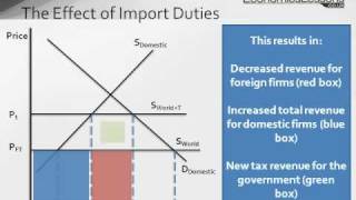 Protectionism  The effect of import duties [upl. by Adnahcir948]