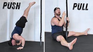 Rope Climb and Handstand Push Up Progressions  CALISTHENICS WORKOUT [upl. by Gratt815]