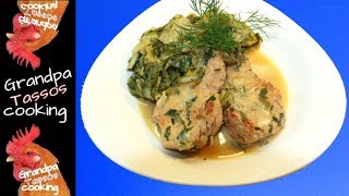 Μοσχαράκι φρικασέ αυγολέμονο 🍖Fine veal fricassee🍖🍖KalbsFrikassee [upl. by Eitsyrc]