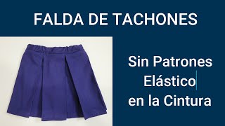 480 COMO HACER FALDA DE TABLONES SIN PATRONES [upl. by Jewel]