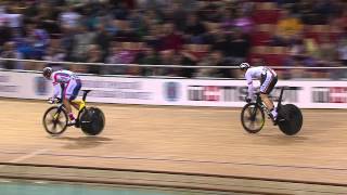 BOTTICHER v DMITRIEV Gold Mens Sprint Final Race  2013 UCI World Track Championships [upl. by Trip]