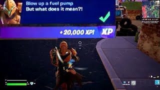 Blow up a fuel pump Fortnite [upl. by Ayanet]