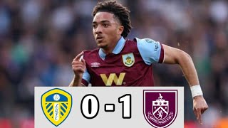 Leeds United vs Burnley 01 Highlights  Sky Bet Championship 2024 eFootball [upl. by Eatnahc256]