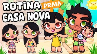 ROTINA NOVA CASA DE PRAIA  AVATAR WORLD ROTINAS E HISTÓRIAS [upl. by Llevart]