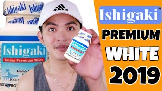 ISHIGAKI AMINO PREMIUM WHITE GLUTATHIONE REVIEW 2019 [upl. by Emrich48]