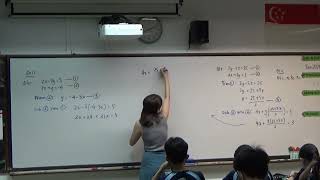 2E 2024 Ex 1C Substitution Hwk amp Ch 13 Solving Simult Eqns using Graphical Method Part 2 [upl. by Nagek]