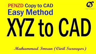 XYZ to CAD Simple and Easy Method [upl. by Akemahc]