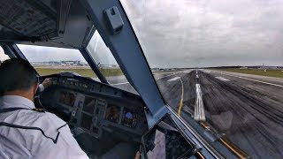 Airbus A320 SMOOTH Cockpit Landing at London Gatwick Manual Landing  GoPro Cockpit View [upl. by Sllew966]