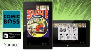 Comic Boss on Surface Tablet with Windows RT [upl. by Zilada]