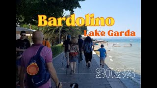 BARDOLINOLAGO DI GARDAITALY 🇮🇹  AUGUST2023  Walking Tour [upl. by Nah]