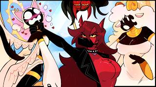 Demon GF X Angel Wifes SinFull Kitty Kinks  Bug Enthusiast comic dub [upl. by Netsyrc]