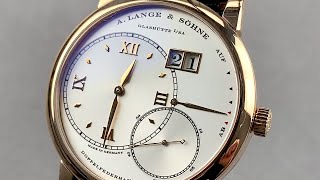 A Lange amp Sohne Grand Lange 1 115032 A Lange amp Sohne Watch Review [upl. by Asiuqram844]