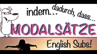 Learn German indem  dadurchdass  Explanation Differences Exercises [upl. by Hannazus]