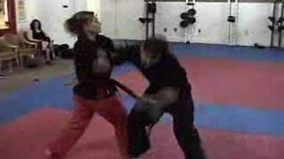 CounterStrike Kenpo Karate Women Self Defense [upl. by Kciredec]