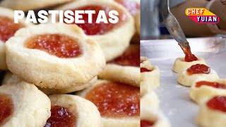 Pastisetas con mermelada solo 5 ingredientes  Chef Yuian [upl. by Enaffit]