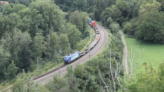 Zwei Rheintalumleiter auf der württembergischen Schwarzwaldbahn [upl. by Devlen]