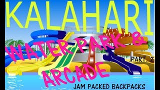 Kalahari Resort Poconos indoor Water Park quotA LOOK AT THE ARCADEquot 2017 Largest waterpark in America [upl. by Raleigh]